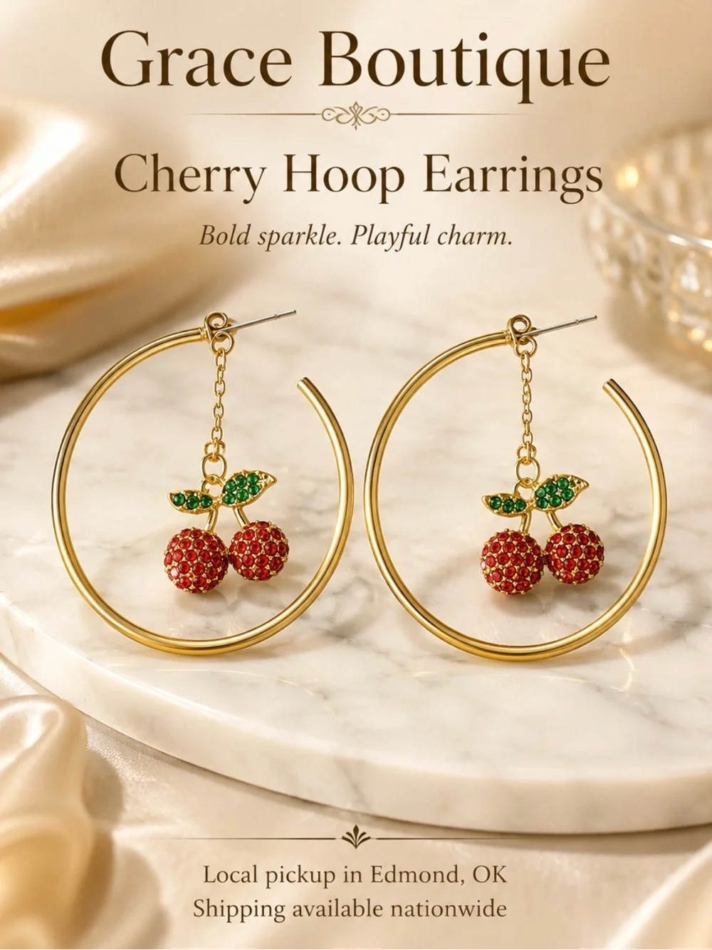 Gold and Multicolor 11-Pair Women’s Earring Bundle